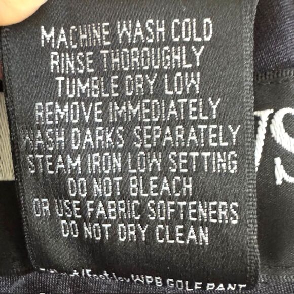 FootJoy FJ DryJoys Men’s Black Waterproof SZ L Golf/Rain Pants 32"L EUC Pockets - Picture 13 of 14